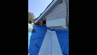 How to install valley metal on a shingle roof #shingleroofing #shingleroof