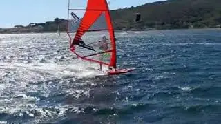 Windsurfing in Talamone, Italy