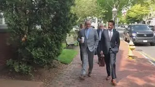 Actor Kevin Spacey arrives at court for hearing in groping case