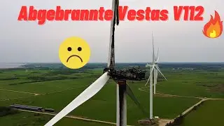 Wind farm Lem (Denmark) 9 x Vestas V112, 1 x V117, 1 x V120 wind turbines burnt out V112/ 22.05.2023
