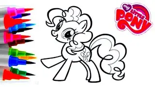 How to Draw Pinkie Pie from My Little Pony / step by step easily / Tutorial