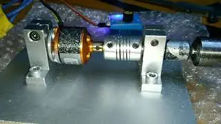 Home made Arduino uno cnc Brushless motor spindle