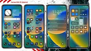 Tema iPhone iOS 15 di HyperOS 2.0 Tembus Control Center Xiaomi Redmi Poco