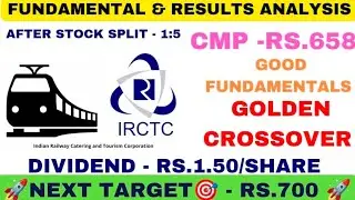 IRCTC Share Latest News | IRCTC Stock Analysis | IRCTC Golden Crossover | IRCTC Dividend News #irctc