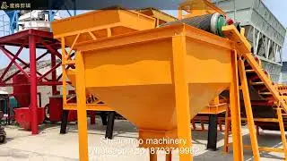 customized mini concrete mixing batching plant