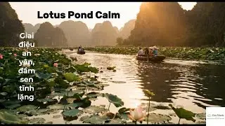Lotus Pond Calm | Peaceful Vietnamese Instrumental | Giai điệu an y&ecirc;n, đầm sen tĩnh lặng