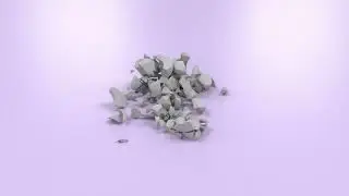 I continue to master Houdini. Creation No. 29. | Продолжаю осваивать Houdini. Творение №29.