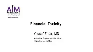 Financial Toxicity