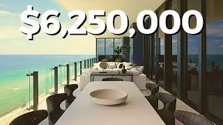INSIDE $6.3 MILLION Beachfront Condo MUSE in Sunny Isles Beach