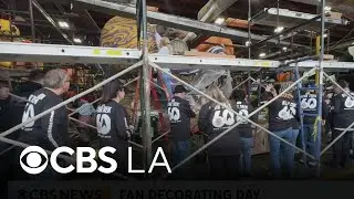 Star Trek's biggest fans help decorate 60th Anniversary float for Rose Parade