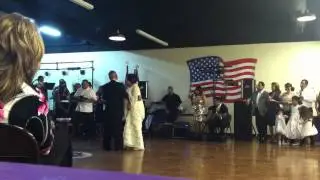 Brittany Sims singing at Grandparents 50th Anniversary