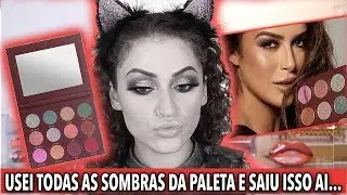 TESTANDO COM VONTADE A PALETA 12 SHADES  DA MARI SAAD! | Duda Fernandes
