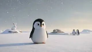 Gute Nacht Geschichte🐧❄️Pinguin Paul und der neue Winter🐧❄️