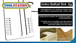 How to Use a Unika Belfast Sink Worktop Jig | Toolstation