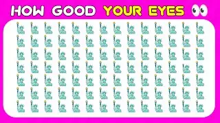 find the odd emoji। emoji chalenge।eye test game 3। find the odd emoji out। #aajadkipaheliyan