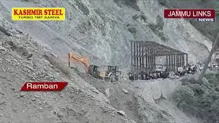 Jammu-Srinagar National Highway closed after landslide hits Ramban
