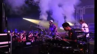 Chance The Rapper using CryoFX&reg; CO2 Cryo Jets to create theatrical smoke special effects