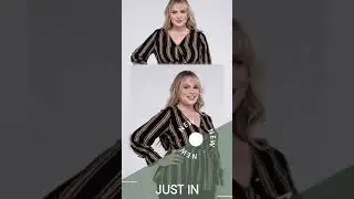 Striped Top With Ruffled Hem