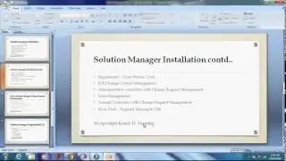 SAP Solution Manager Online Training      Knack IT Training