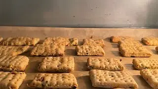 Eggless Herbs Cracker (Homemade Super Crunchy Saltine - mouthwatering savoury snacks)