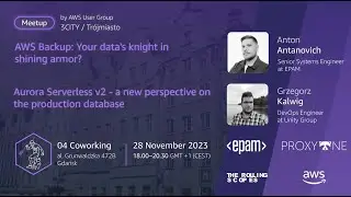 AWS User Group 3City Meetup #4
