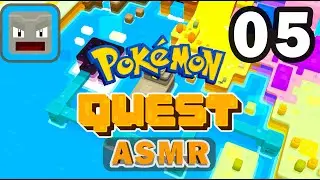 ASMR Pokemon Quest Gameplay Walkthrough Part 5 (World 2 Boss, World 3 Boss, Training, Upgrades)