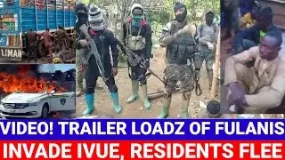 TENSION! TRAILER LOADZ OF FULANI INVADE IVUE JUNCTION IN EDO STATE-VIDEO 