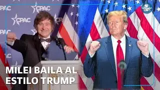 Al estilo Trump, Milei baila el 