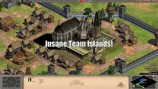 AoE2 - Incredible Islands! Classic Game!