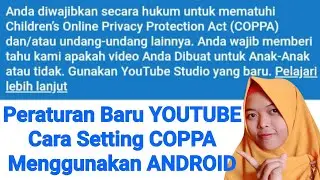 PENTING!!! Cara Setting COPPA Menggunakan ANDROID