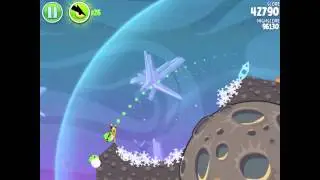 Angry Birds Space Cold Cuts 2-17 Walkthrough 3-star