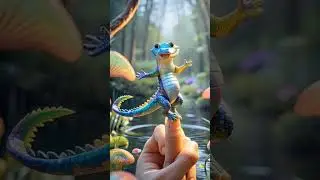 Funny crocodile | amazing tiny animal #shorts #animals #tiny #funny #cute #tinycreatures #crocodile