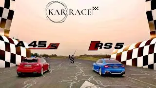 Mercedes vs Audi || A45s vs RS5 - Drag Race