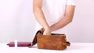 Dado Leather Dopp Kit | Handmade Leather Toiletry Bag