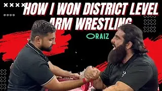 Oraiz Niazi| Sargodha Division Arm Wrestling Champion 2024 🏆
