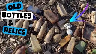 OLD Bottles Everywhere! Archaeology At a New Old Bottle Dump. #idigfridays
