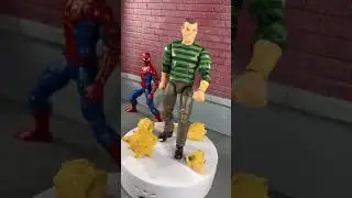 Фигурка Marvel Legends Sandman Retro Spider-Man #actionfigure #marvellegends #spiderman