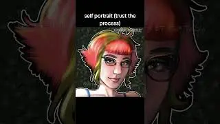 TRUST THE PROCESS!!! #art #selfportrait #digitalart #drawing #artist