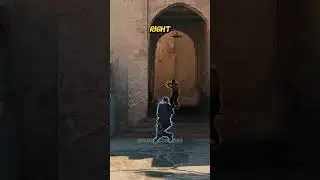 B SITE TRICK FLASH ON DUST 2 #shorts #cs2