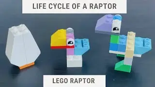 Life Cycle of a RAPTOR | Lego Raptor | Dinosaur from Legos |Dinosaur videos for Kids