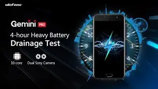 Ulefone Gemini Pro - 4-hour Heavy Battery Drainage Test