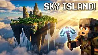 I Built the BIGGEST Floating Island in Minecraft! (Insane Build)