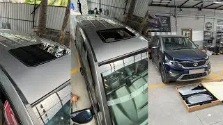 After Market Automatic OEM type Sunroof Installed on TATA HEXA