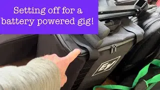 Getting ready for a battery powered gig and&hellip; animals at the end