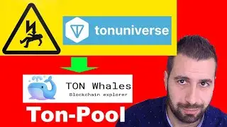 C&oacute;mo Minar Toncoin en TON-Pool o TON-Whales y NO TON-Universe - Problemas en TON-Universe