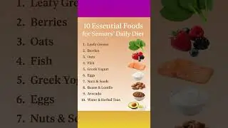 Smart Nutrition for Seniors Eat Well Age Well #youtubeshorts #food #senior #trending #viral #shorts
