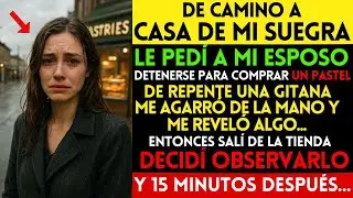 De Camino a CASA DE MI SUEGRA, LE PEDÍ A MI ESPOSO Detenerse Para Comprar un Pastel, De REPENTE una