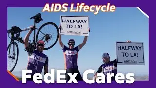 Team FedEx rides in the AIDS LifeCycle - 545 miles from SF to LA