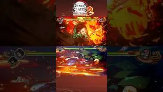 Tanjiro Ultimate Attack Comparison (Old Vs New) - Demon Slayer Hinokami Chronicles 2
