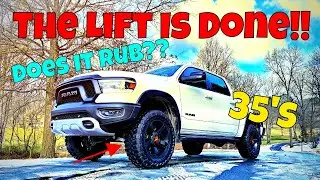 Установка подъемника Ram Rebel 2019, часть 1